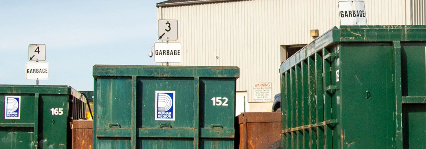 Garbage Bins at Waste Sites