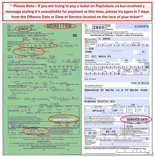 Picture of Offence notices Picture of Offence notices