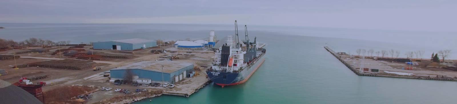 Ship stationed at the Port of Oshawa.