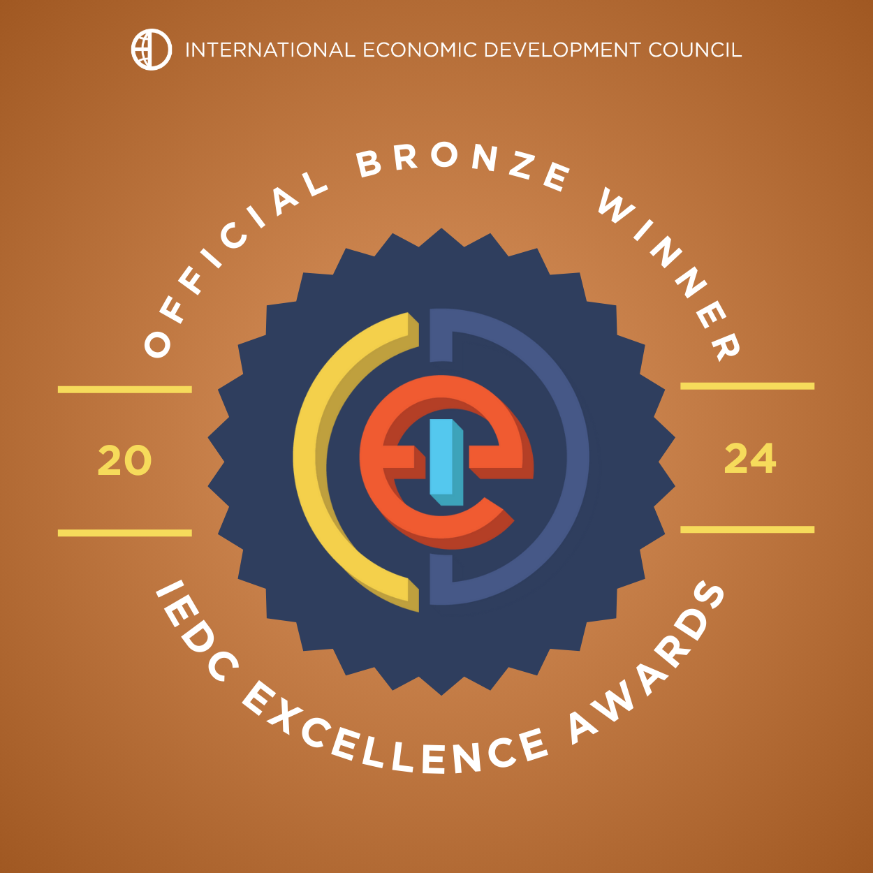 Graphic with the International Economic Development Council logo with the text, 