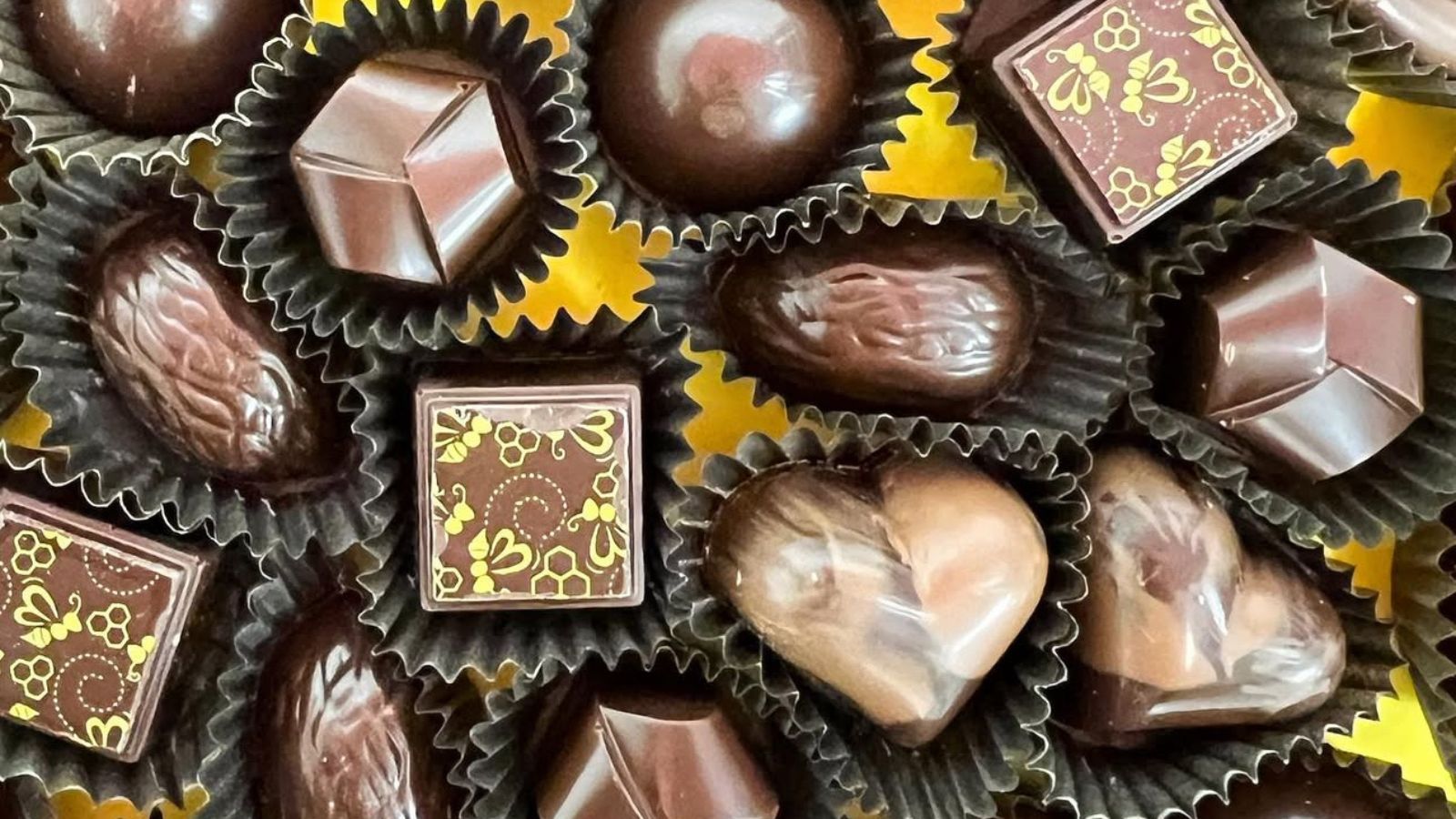 Assorted chocolates from Isabella's Chocolate Cafe in Oshawa, Ontario