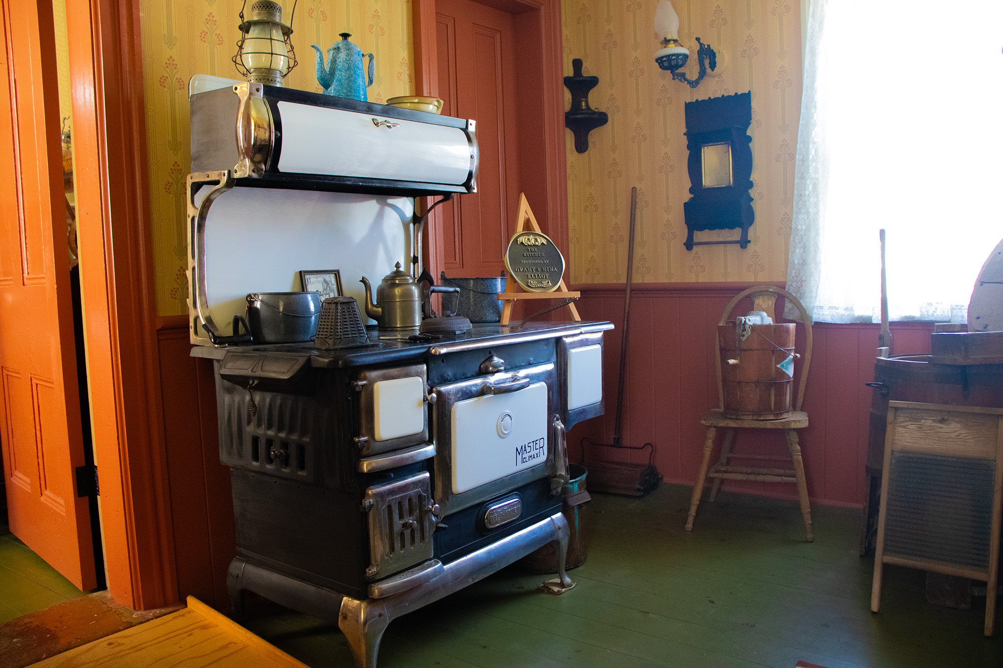 Image of the kitchen inside Lucy Maud Montgomery's Leaskdale Manse